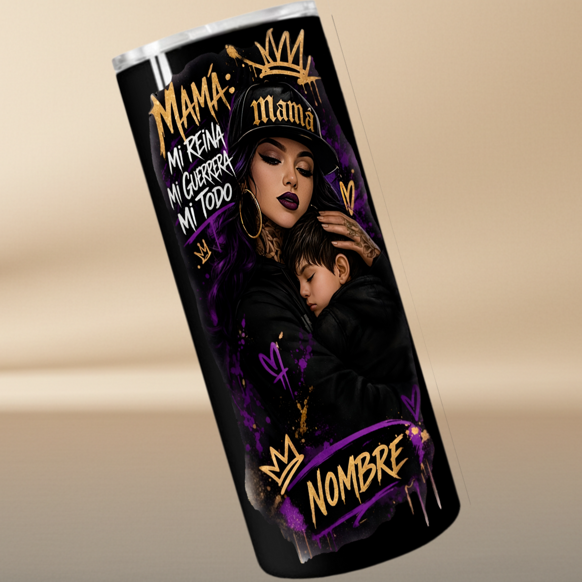 Mom My Queen My Warrior My Everything – Personalized Mother's Day Tumbler 20oz