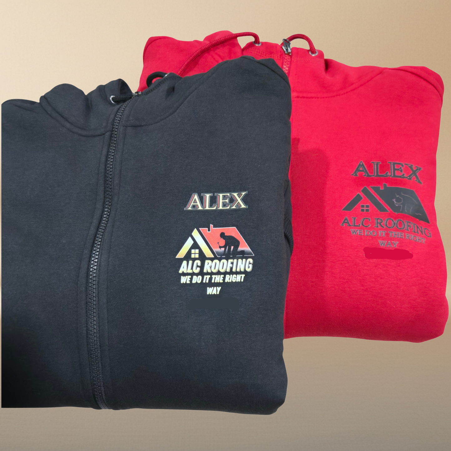 Uniformes Personalizados para Construcción y Roofing - Sudaderas y Gorras