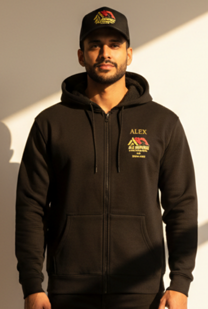 Uniformes Personalizados para Construcción y Roofing - Sudaderas y Gorras