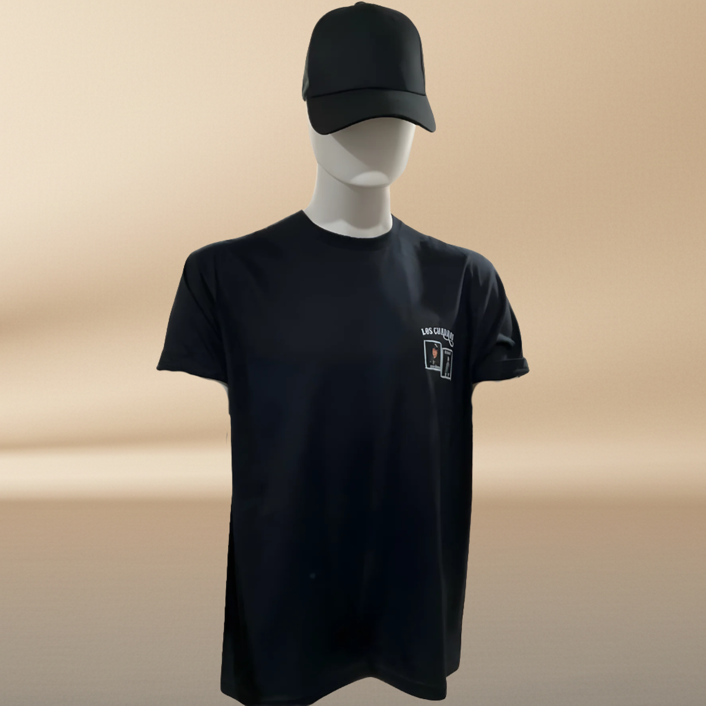 Peso Pluma & Tito Double P Halftone Portrait T-Shirt - Premium Quality