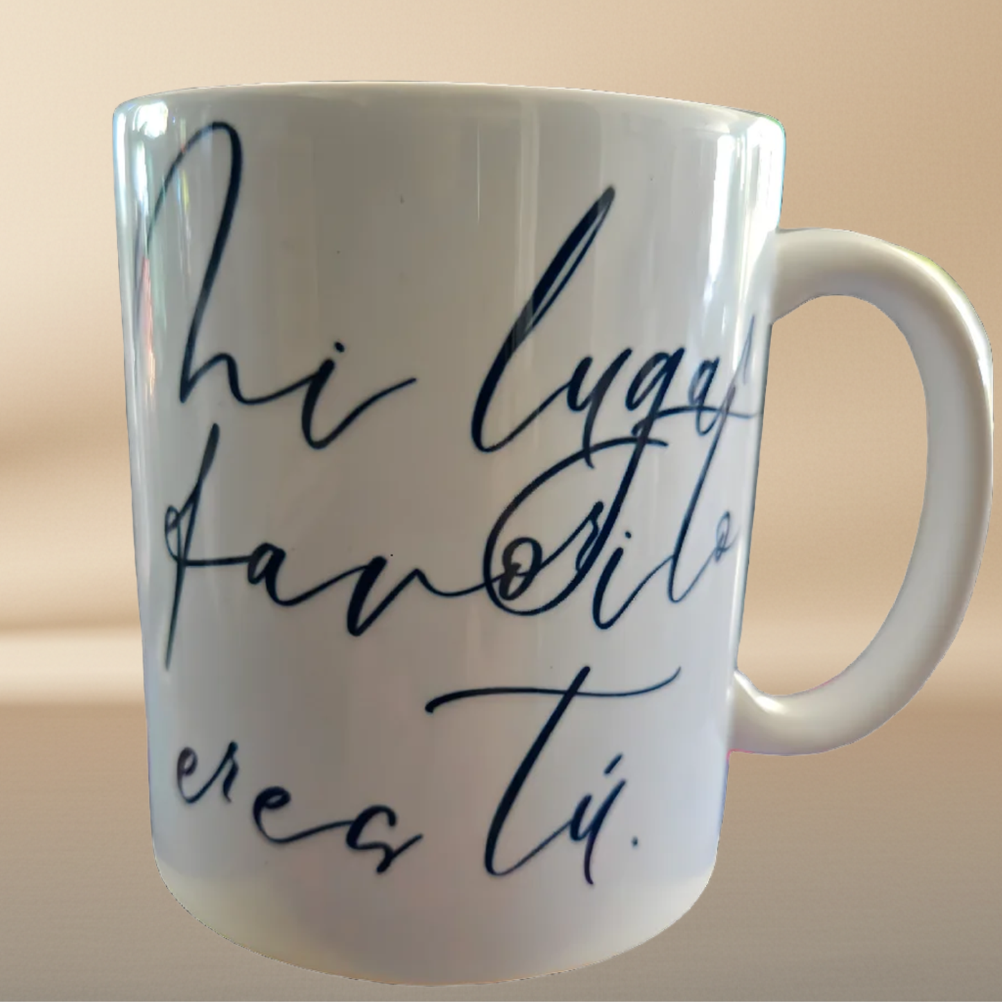 Personalized Cat Mug with Roses & Butterflies - INDIRA Design