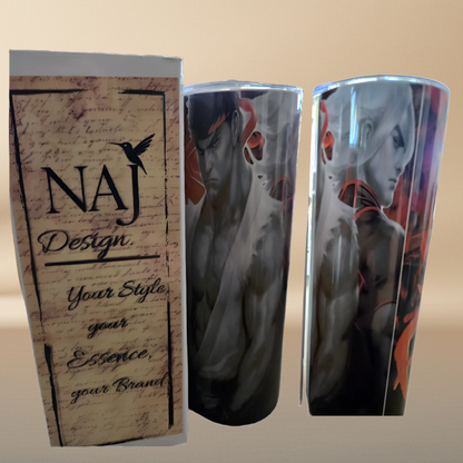 Street Fighter 20oz Tumbler - High Resolution Premium Design