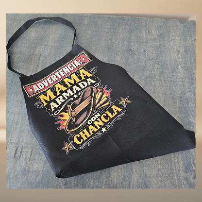 Limited Edition Chancla Apron — Funny Mother's Day Gift