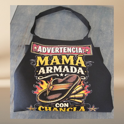 Limited Edition Chancla Apron — Funny Mother's Day Gift