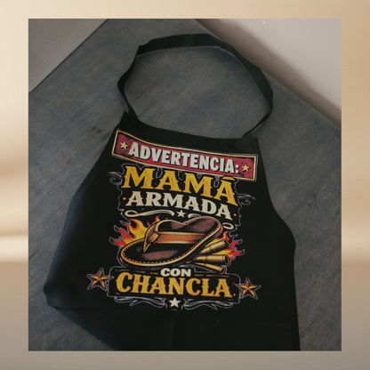 Limited Edition Chancla Apron — Funny Mother's Day Gift