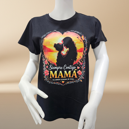 "Always With You, Mom" T-Shirt – Mother's Day Edition | Halftone Print