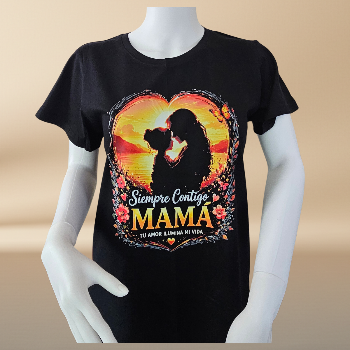"Always With You, Mom" T-Shirt – Mother's Day Edition | Halftone Print