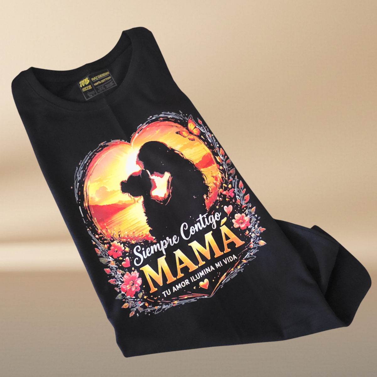 "Always With You, Mom" T-Shirt – Mother's Day Edition | Halftone Print