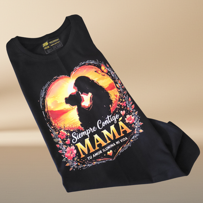"Always With You, Mom" T-Shirt – Mother's Day Edition | Halftone Print