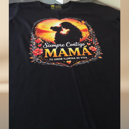 "Always With You, Mom" T-Shirt – Mother's Day Edition | Halftone Print
