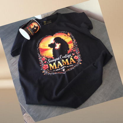 "Always With You, Mom" T-Shirt – Mother's Day Edition | Halftone Print
