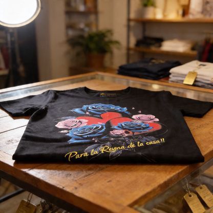 "Queen of the House" T-Shirt – Mother's Day Edition | Halftone Print