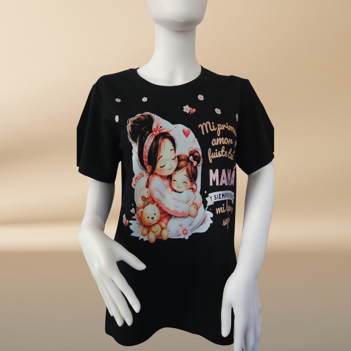 "My First Love, My Safe Place" T-Shirt – Mother's Day Edition | Halftone Print