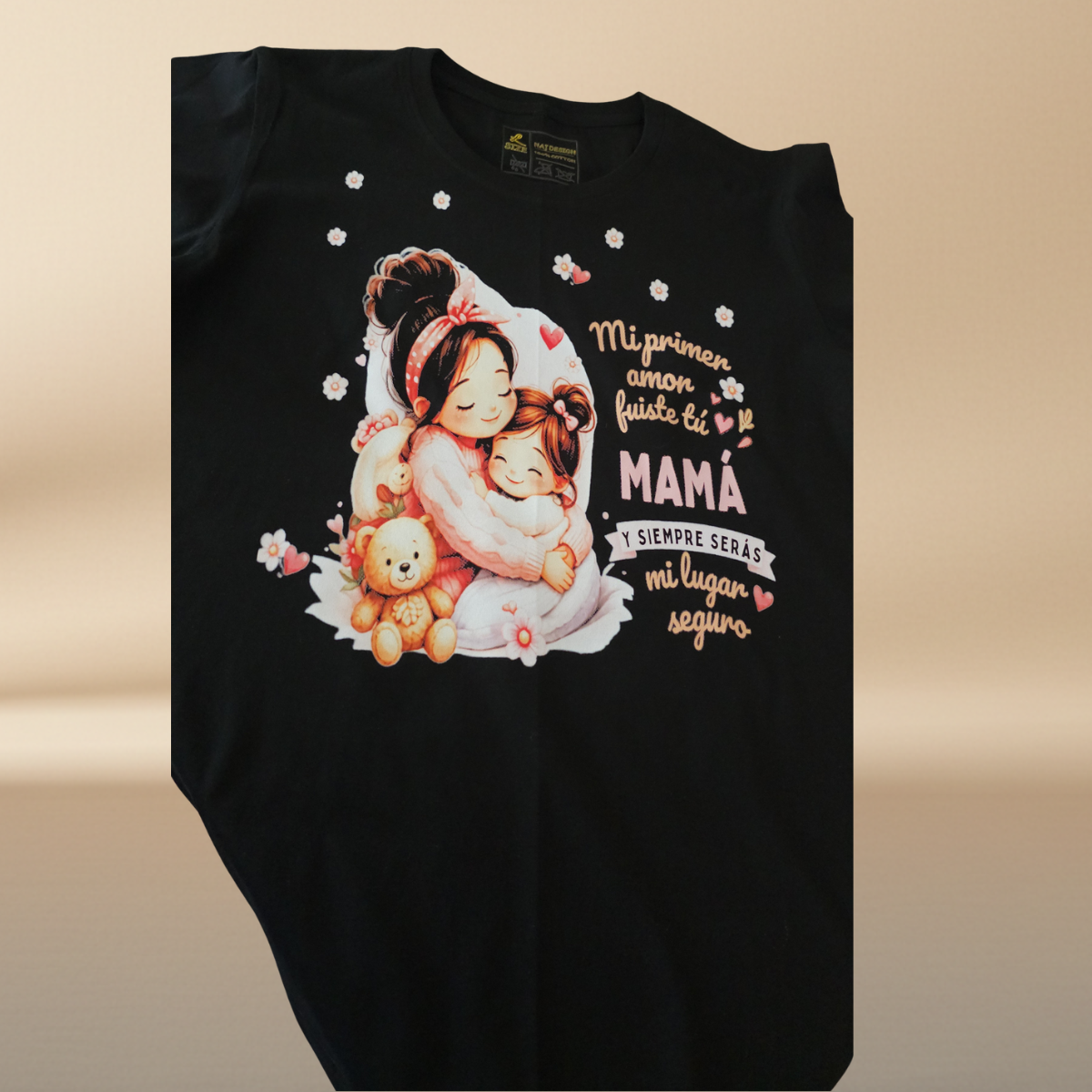 "My First Love, My Safe Place" T-Shirt – Mother's Day Edition | Halftone Print