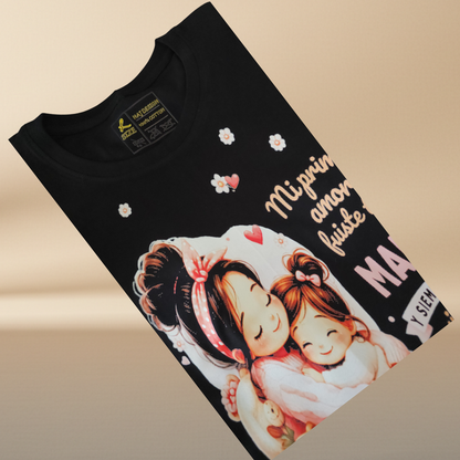 "My First Love, My Safe Place" T-Shirt – Mother's Day Edition | Halftone Print