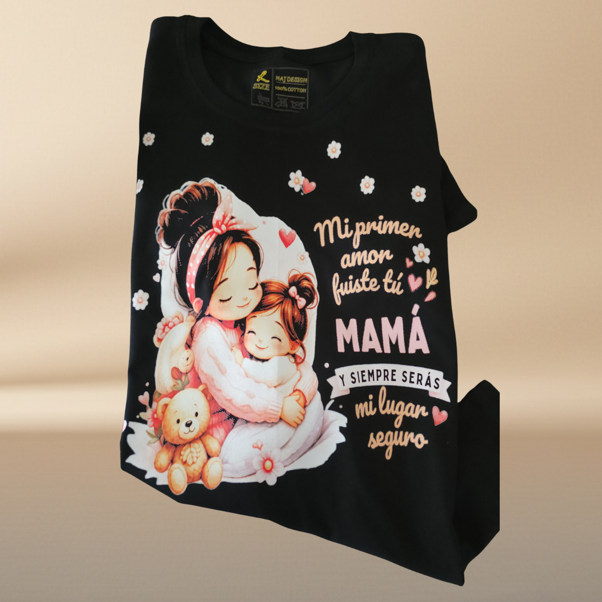 "My First Love, My Safe Place" T-Shirt – Mother's Day Edition | Halftone Print