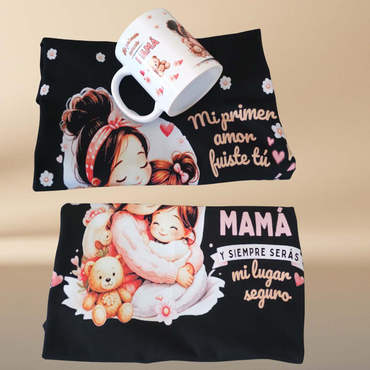 "My First Love, My Safe Place" T-Shirt – Mother's Day Edition | Halftone Print
