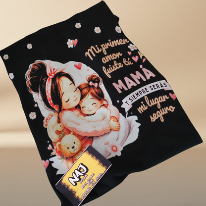 "My First Love, My Safe Place" T-Shirt – Mother's Day Edition | Halftone Print