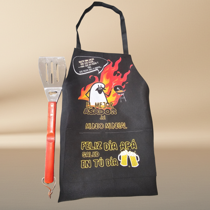 Mandil 'El Mejor Asador del Mundo Mundial' – Edición Día del Padre