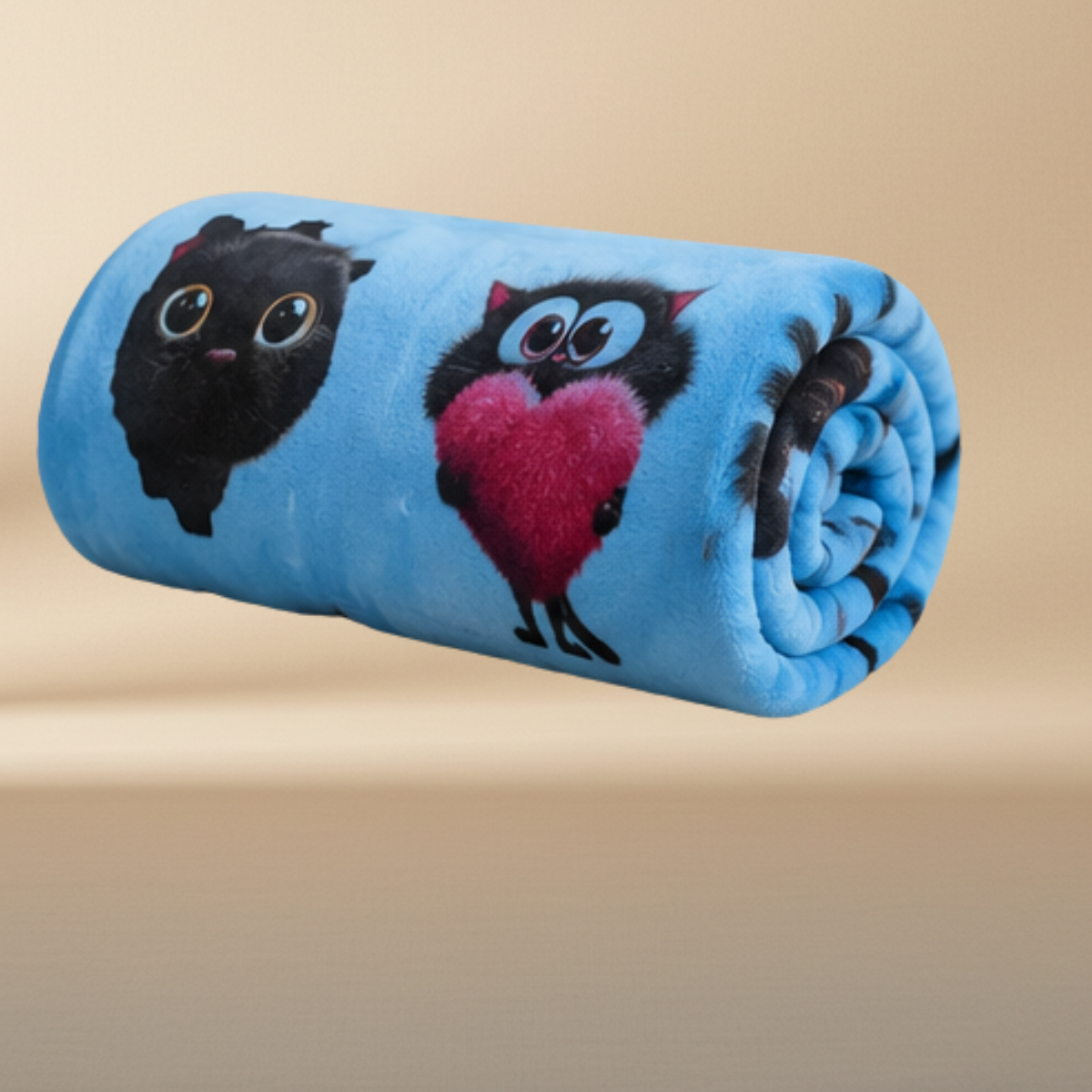 Personalized Kitten Blanket | Twin Size | Custom Name