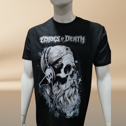 Echoes of Death – Skull Headphones Tee
