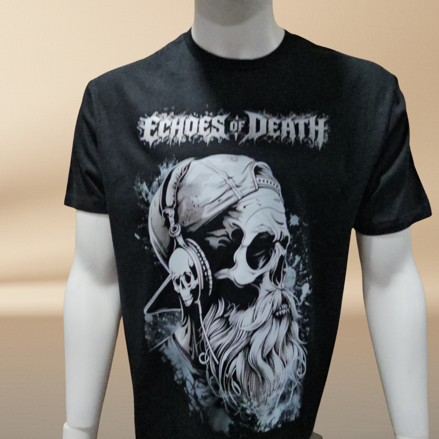Echoes of Death – Skull Headphones Tee