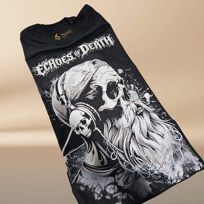 Echoes of Death – Skull Headphones Tee