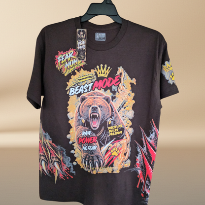 Beast Mode Multi-Print T-Shirt | FEAR NONE
