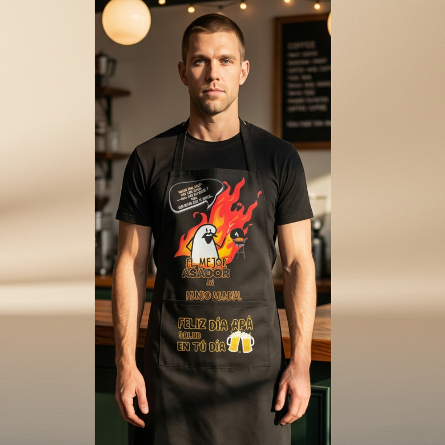 Mandil 'El Mejor Asador del Mundo Mundial' – Edición Día del Padre