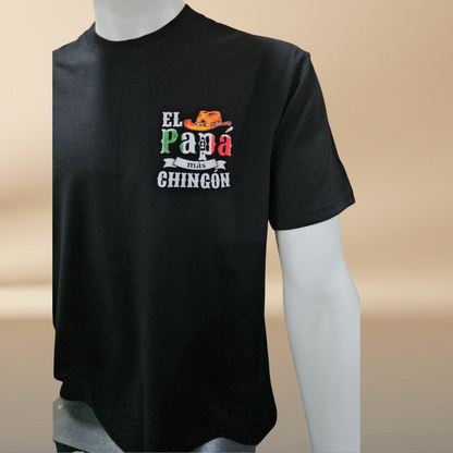 El Papa Mas Chingon Black T-Shirt | Father's Day Limited Edition