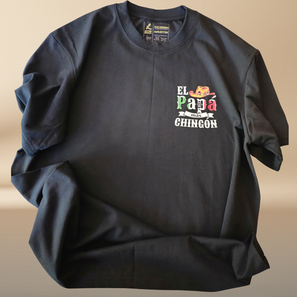 El Papa Mas Chingon Black T-Shirt | Father's Day Limited Edition