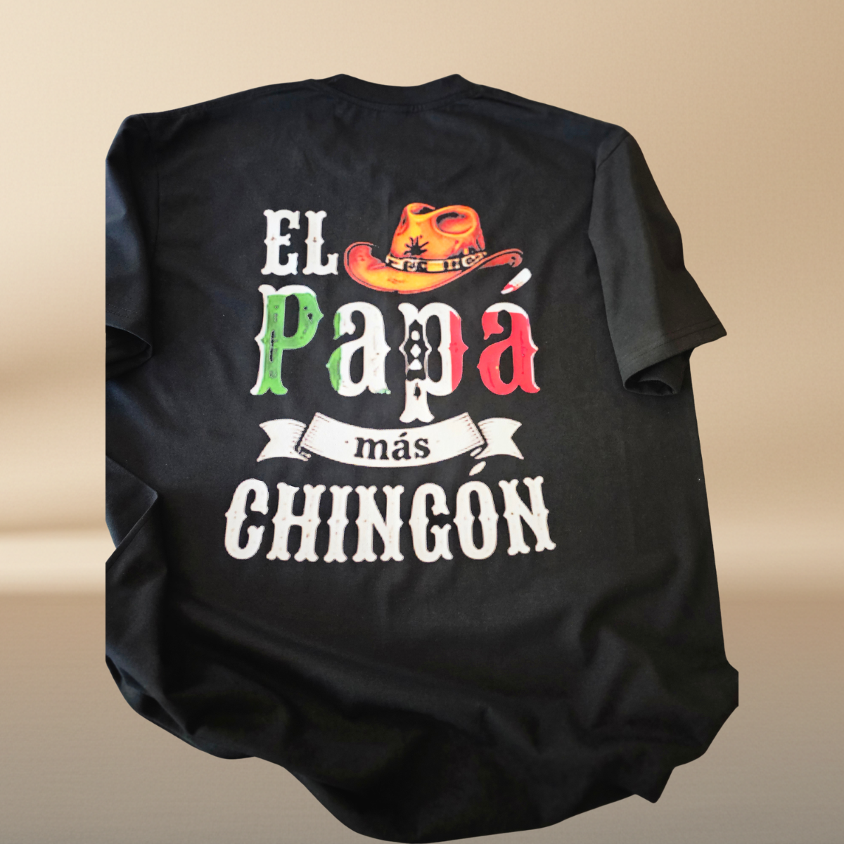 El Papa Mas Chingon Black T-Shirt | Father's Day Limited Edition