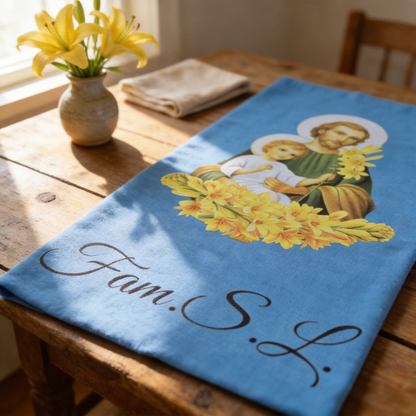 St. Joseph Family T-Shirt – Sky Blue | Fam. S.L.