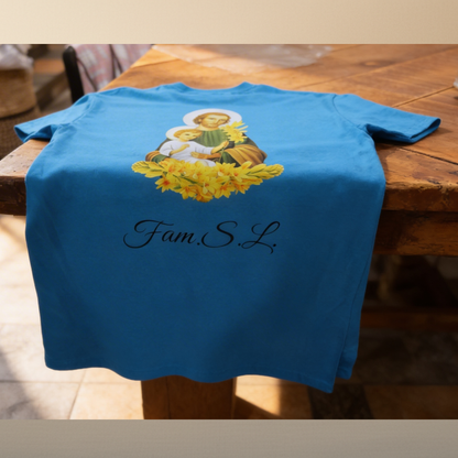 St. Joseph Family T-Shirt – Sky Blue | Fam. S.L.