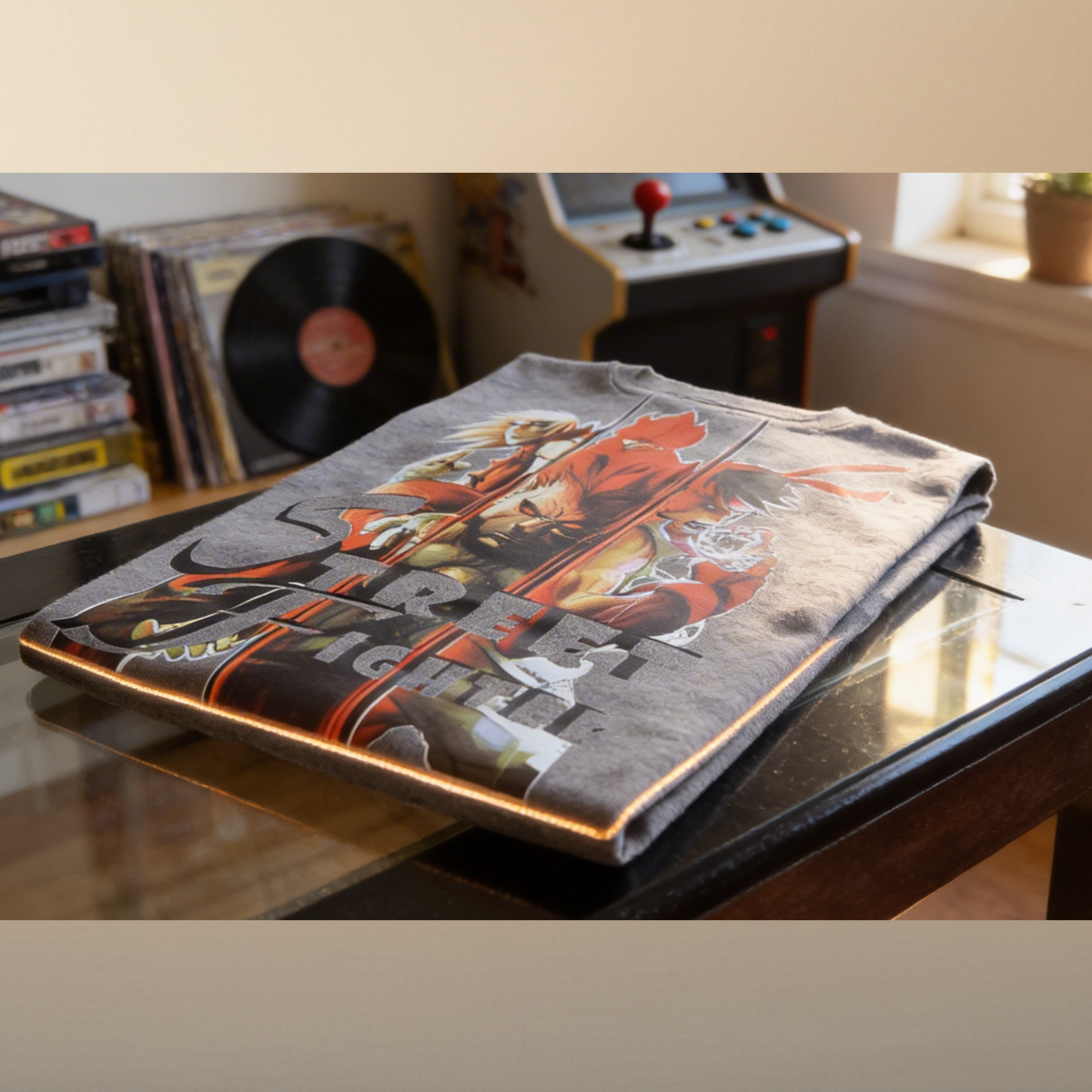 Street Fighter Graphic Tee – 3-Character Battle Edition