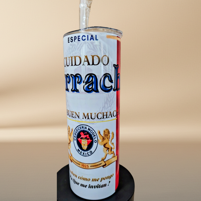 Cuidado Borracho Pero Buen Muchacho 20oz Tumbler | Father's Day Limited Edition