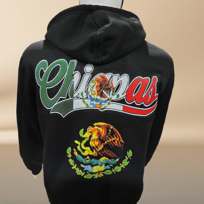 Chiapas Hoodie - Mexican Eagle Design