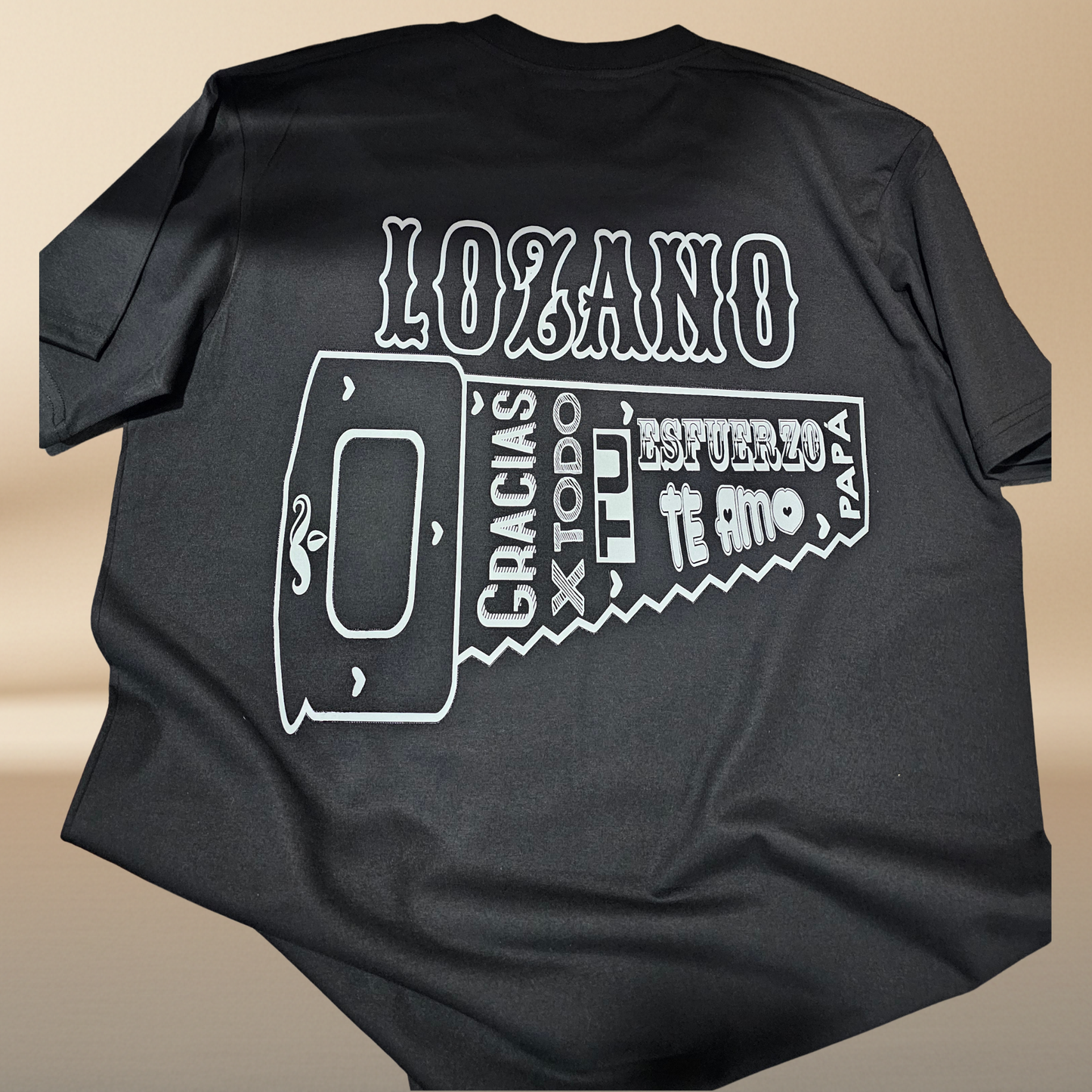 Father's Day Limited Edition Halftone T-Shirt – Personalized Name or Last Name