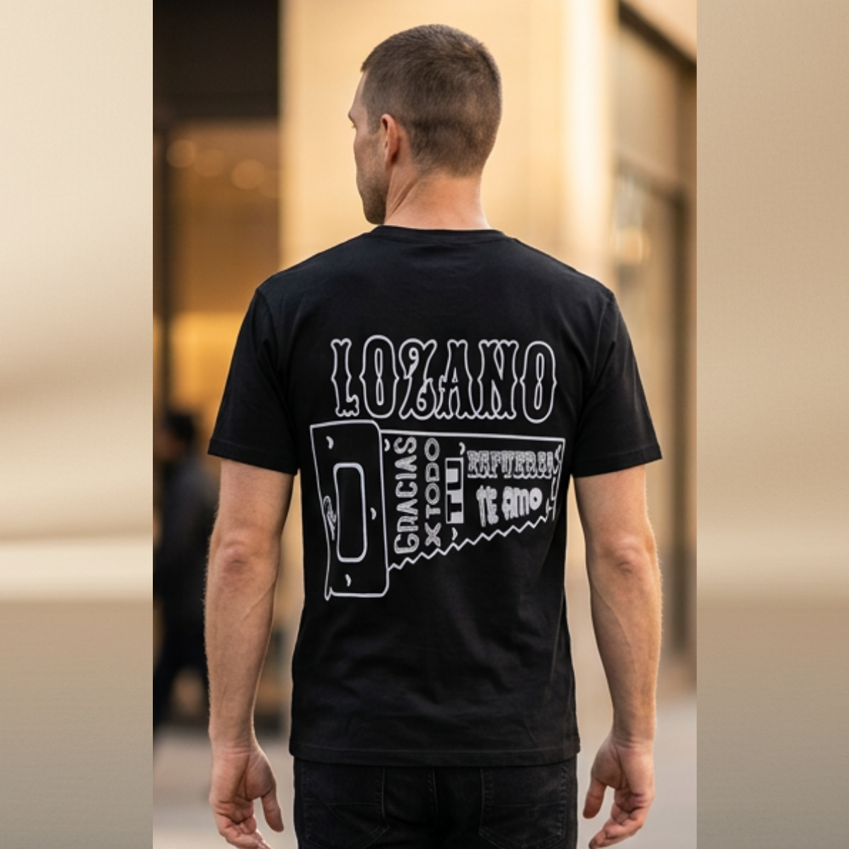 Father's Day Limited Edition Halftone T-Shirt – Personalized Name or Last Name
