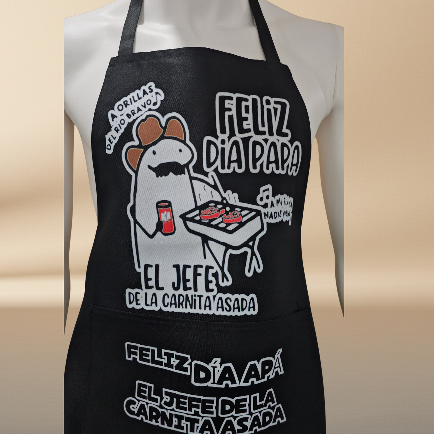 Mandil 'El Jefe de la Carnita Asada' – Edición Día del Padre