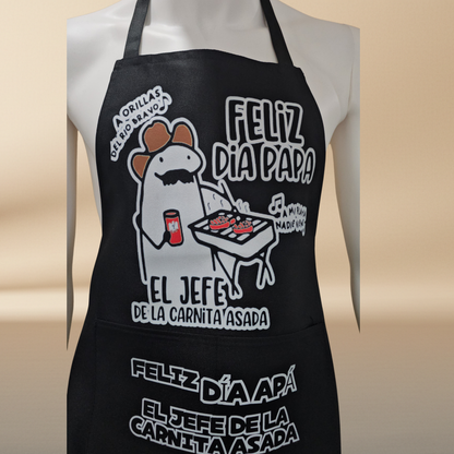 Mandil 'El Jefe de la Carnita Asada' – Edición Día del Padre