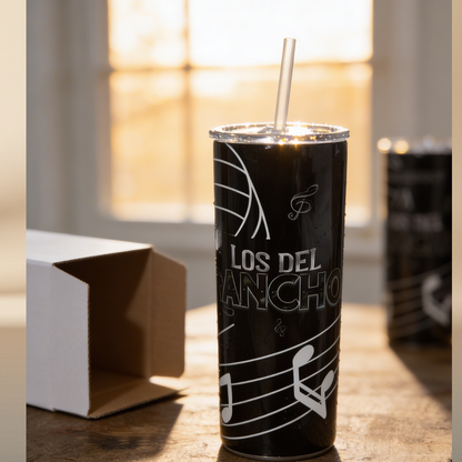 Los del Rancho 20oz Sublimated Tumbler – Musical Notes Edition