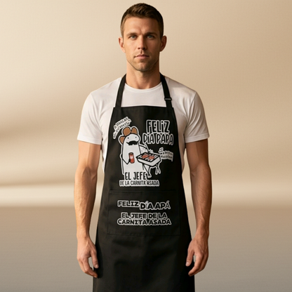 Mandil 'El Jefe de la Carnita Asada' – Edición Día del Padre