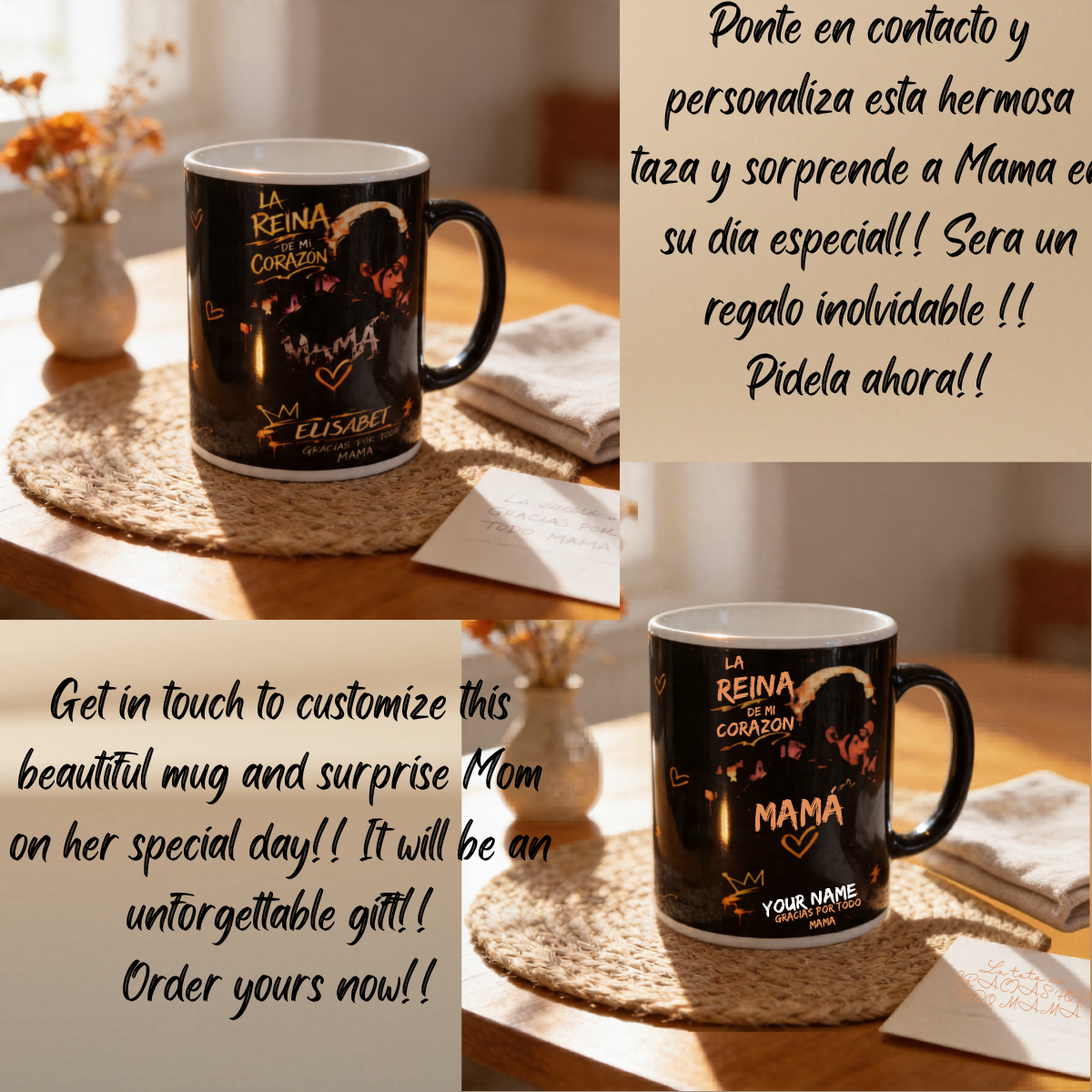 "Queen of My Heart" Personalized Mom Mug – Mother's Day Edition | 11 oz