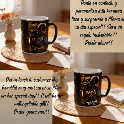 "Queen of My Heart" Personalized Mom Mug – Mother's Day Edition | 11 oz