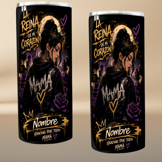The Queen of My Heart – Personalized Mother's Day Tumbler 20oz