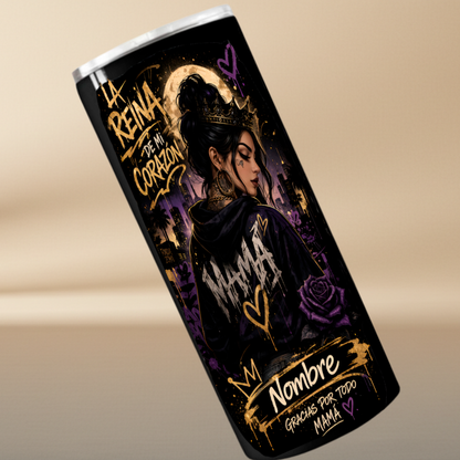 The Queen of My Heart – Personalized Mother's Day Tumbler 20oz