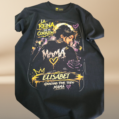 The Queen of My Heart – Personalized Mother's Day T-Shirt