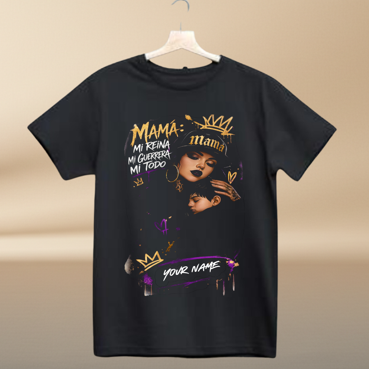 Mom My Queen My Warrior My Everything – Personalized Mother's Day T-Shirt