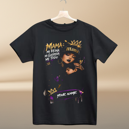 Mom My Queen My Warrior My Everything – Personalized Mother's Day T-Shirt